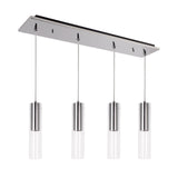 Lena Multilight Pendant — 25 Inch, 4, Chrome