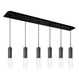 Lena Multilight Pendant — 41 Inch, 6, Black