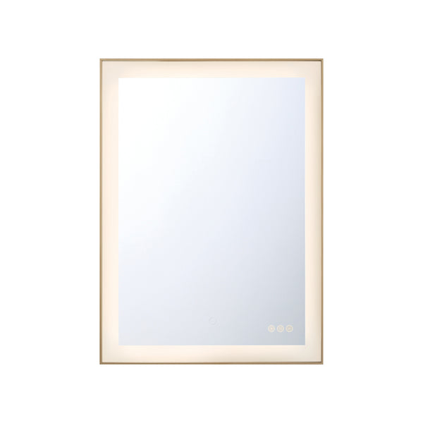 Lenora LED Mirror 30 Inch Gold Finish By Eurofase