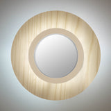 Lens Circular Wall Sconce By LZF, Finish: Ivory Metal, Color: Ivory White