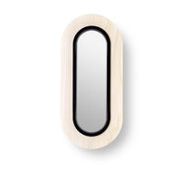 Lens Oval Wall Sconce By LZF, Finish: Black Metal, Color: Ivory White