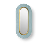 Lens Oval Wall Sconce By LZF, Finish: Gold Metal, Color: Sea Blue