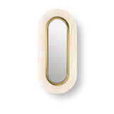 Lens Oval Wall Sconce By LZF, Finish: Gold Metal, Color: Ivory White