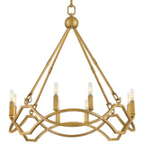 Leona Medium Chandelier - Distressed Brass - by Hinkley