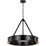 Leonard Chandelier — 28", Aged Iron