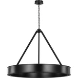 Leonard Chandelier — 36", Aged Iron