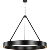 Leonard Chandelier — 48", Aged Iron