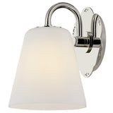 Leonella Bath and Vanity Light 1 Light Polished Nickel By Mitzi - Side View1