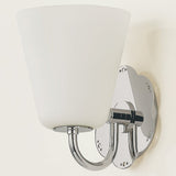 Leonella Bath and Vanity Light 1 Light Polished Nickel By Mitzi - Side View3
