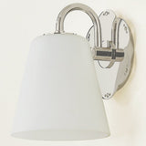 Leonella Bath and Vanity Light 1 Light Polished Nickel By Mitzi - Side View4