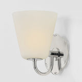 Leonella Bath and Vanity Light 1 Light Polished Nickel By Mitzi - Side View5