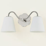 Leonella Bath and Vanity Light 2 Lights Polished Nickel By Mitzi - Side View5