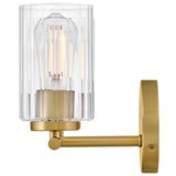 Leta Vanity Light 2 Lights Lacquered Brass By Lark Living - Side View2