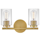 Leta Vanity Light 2 Lights Lacquered Brass By Lark Living