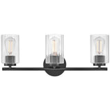 Leta Vanity Light 3 Lights Black By Lark Living
