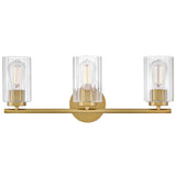 Leta Vanity Light 3 Lights Lacquered Brass By Lark Living