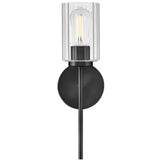 Leta Wall Sconce Black By Lark Living - Front View