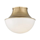 Lettie Flush Mount - 11 Inch - Aged Brass by Hudson Valley