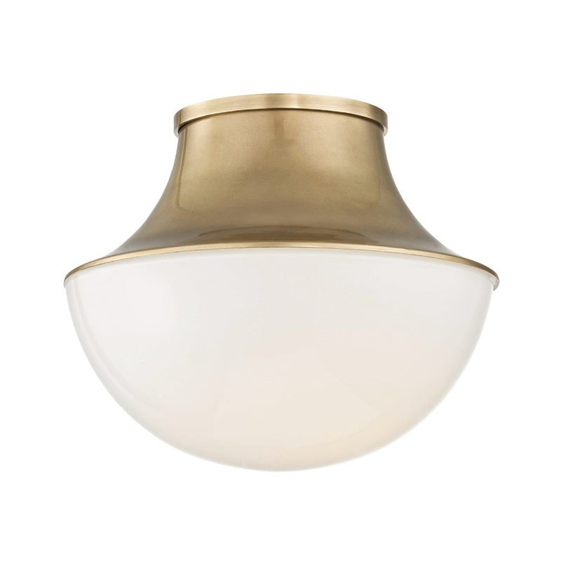 Lettie Flush Mount - 11 Inch - Aged Brass by Hudson Valley