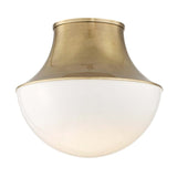 Lettie Flush Mount - 15 Inch - Aged Brass by Hudson Valley