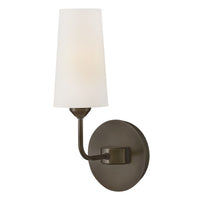 Lewis Medium Single Light Sconce - Black Oxide - by Hinkley