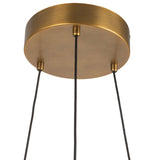 Lex Chandelier Vintage Brass By Kuzco - Detailed View1