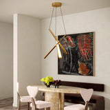 Lex Chandelier Vintage Brass By Kuzco - Lifestyle View