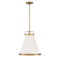 Lexi Large Pendant - Lacquered Brass - by Hinkley