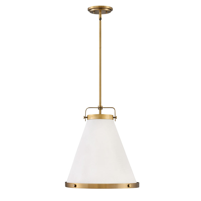 Lexi Large Pendant - Lacquered Brass - by Hinkley