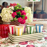 Lido Righe Espresso Shot Cup by Zafferano, lifestyle view 1