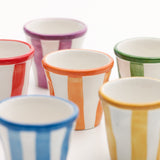 Lido Righe Espresso Shot Cup by Zafferano, lifestyle view 3