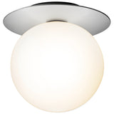 Light Silver/Opal Large Liila Ceiling/Wall Light by Nuura