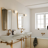 Light Silver/Opal Medium Liila Ceiling/Wall Light by Nuura in Bathroom