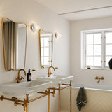 Light Silver/Optic Clear Medium Liila Ceiling/Wall Light by Nuura in Bathroom