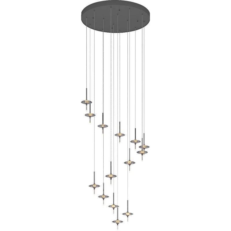 Light-Year Multilight Suspension By Page One 18 Lights