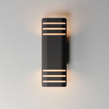 Lightray Outdoor LED Wall Light Architectural Bronze 13.25 Inch With Light By Maxim Ligting - Front View