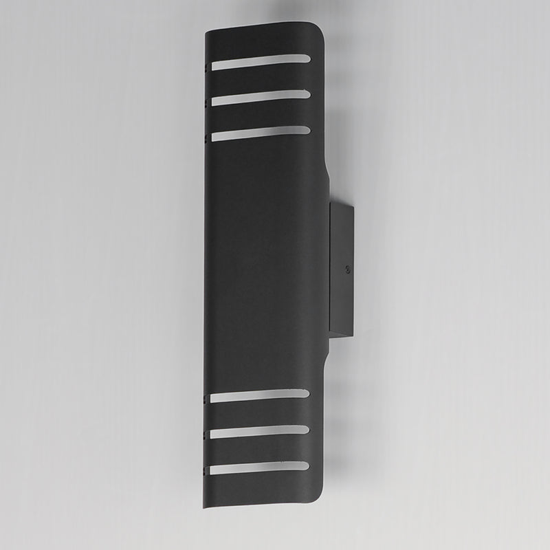 Lightray Outdoor LED Wall Light Black 17.25 Inch By Maxim Ligting Side View