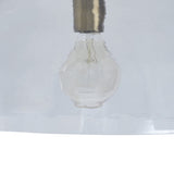 Liliane Semi Flush Mount Plated Dark Antique Brushed Brass By Renwil Detailed View 1