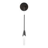 Lilium 1-Light Wall Sconce, shown in Oil Rubbed Bronze, by Hubbardton Forge