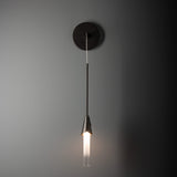 Lilium 1-Light Wall Sconce detail in Oil Rubbed Bronze, by Hubbardton Forge