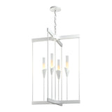 Lilium 4-Light Chandelier in White by Hubbardton Forge