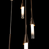 Lilium 5-Light Round Pendant detail in Bronze, Standard, by Hubbardton Forge