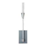 Lilium Wall Sconce, shown in Sterling, by Hubbardton Forge
