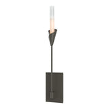 Lilium Wall Sconce in Dark Smoke by Hubbardton Forge
