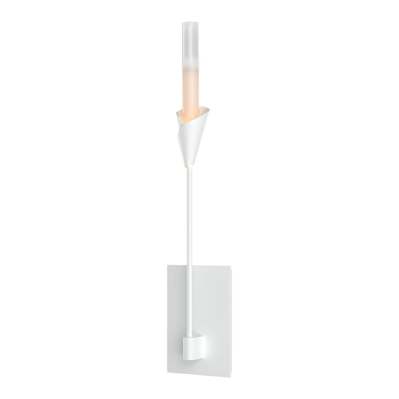 Lilium Wall Sconce in White by Hubbardton Forge