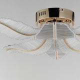 Lillet LED Flush Mount Gold By Studio M Detailed View