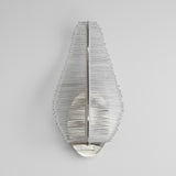 Lillet LED Wall Sconce Polished Nickel By Studio M Front View