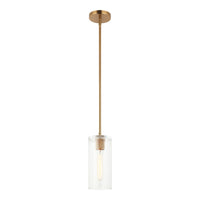 Lincoln Pendant 9.88 Inch Aged Gold Brass