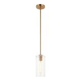 Lincoln Pendant 9.88 Inch Aged Gold Brass