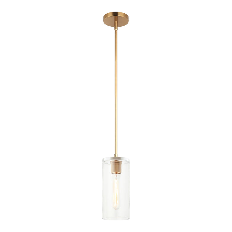 Lincoln Pendant 9.88 Inch Aged Gold Brass